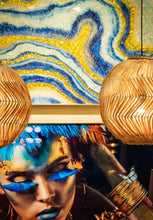 Charger l'image dans la visionneuse de la galerie, Peinture abstraite particules d'or