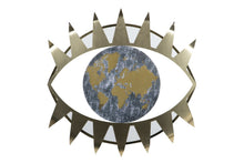 Charger l'image dans la visionneuse de la galerie, décoration de collage de visage doré