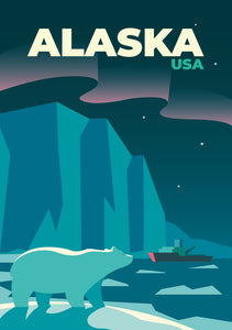 Affiche de l'Alaska