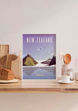 Charger l&#39;image dans la visionneuse de la galerie, Nouvelle-Zélande Poster 
