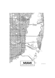 Mapa Miami