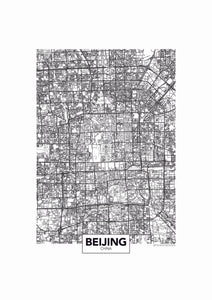 Mapa de Beijing