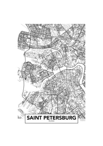 Mapa de San Petersburgo