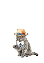 Charger l&#39;image dans la visionneuse de la galerie, Gato con sombrero
