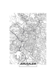Mapa de Jerusalem