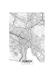 Mapa de Zürich