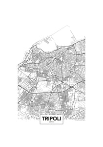 Mapa de Tripoli