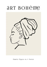 Charger l&#39;image dans la visionneuse de la galerie, Perfil femenino minimalista
