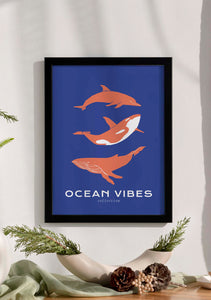 Ocean Vibes: Dolphin, Orca and Whale