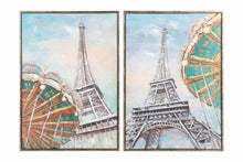 Charger l&#39;image dans la visionneuse de la galerie, Set 2 cuadros Torre Eiffel
