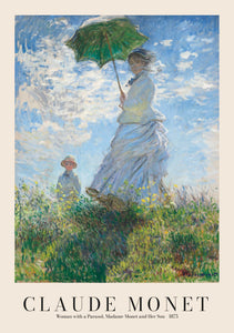 Woman with a Parasol, Madame Monet and Her Son
