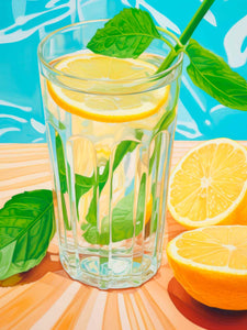 Agua con limón