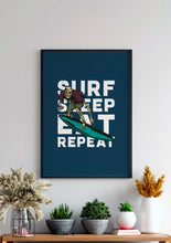 Charger l&#39;image dans la visionneuse de la galerie, Surf Sleep Eat Repeat
