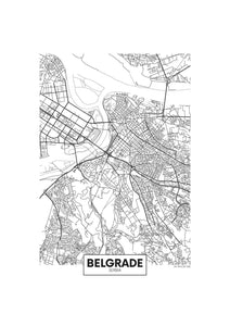 Carte de Belgrade 