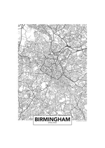 Carte de Birmingham