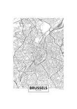 Charger l&#39;image dans la visionneuse de la galerie, Carte de Bruxelles 
