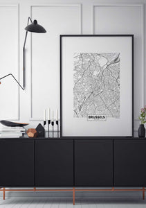 Carte de Bruxelles 