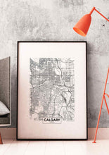 Charger l&#39;image dans la visionneuse de la galerie, calgary carte 
