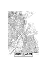 Charger l&#39;image dans la visionneuse de la galerie, Carte de Copenhague 

