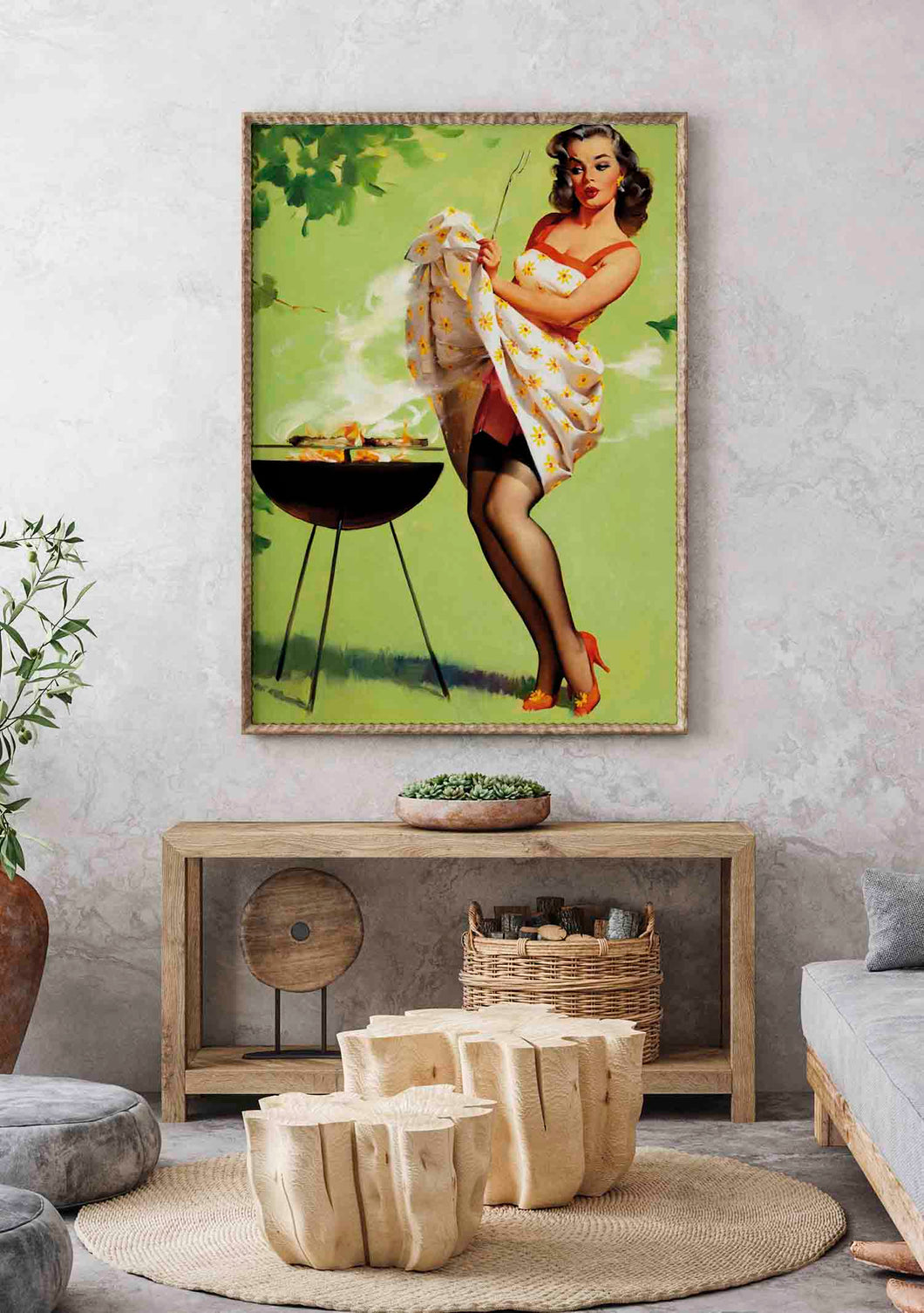 Barbecue Pin Up