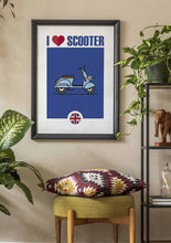 Charger l&#39;image dans la visionneuse de la galerie, j&#39;aime le scooter bleu
