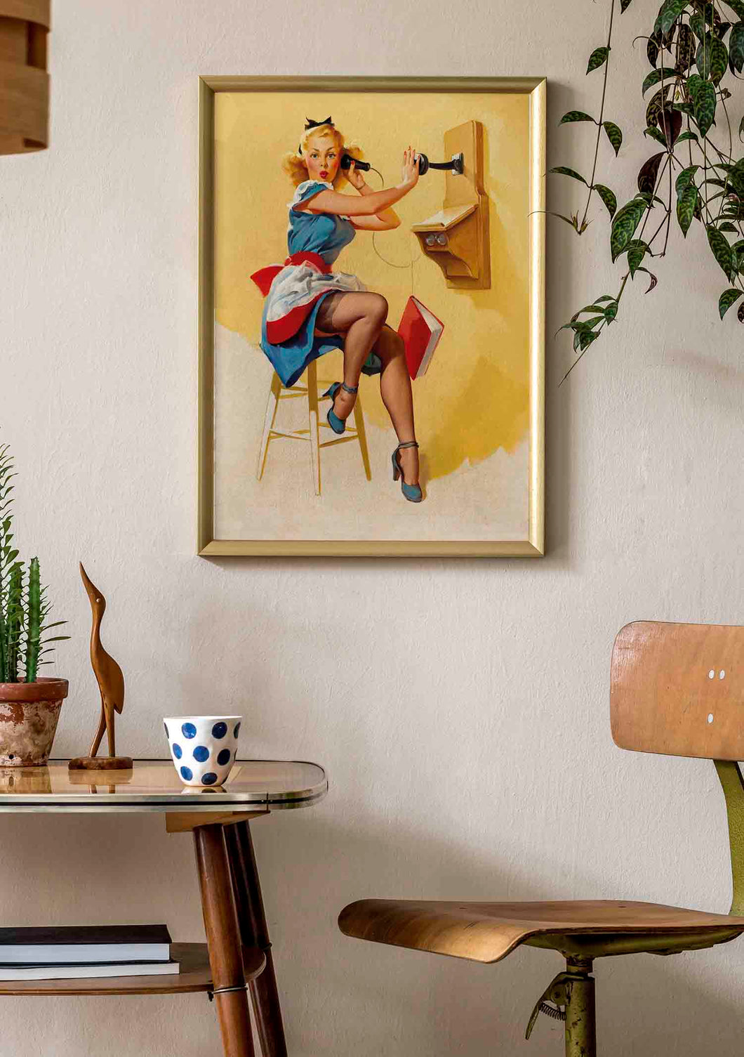 Cabine téléphonique Pin Up