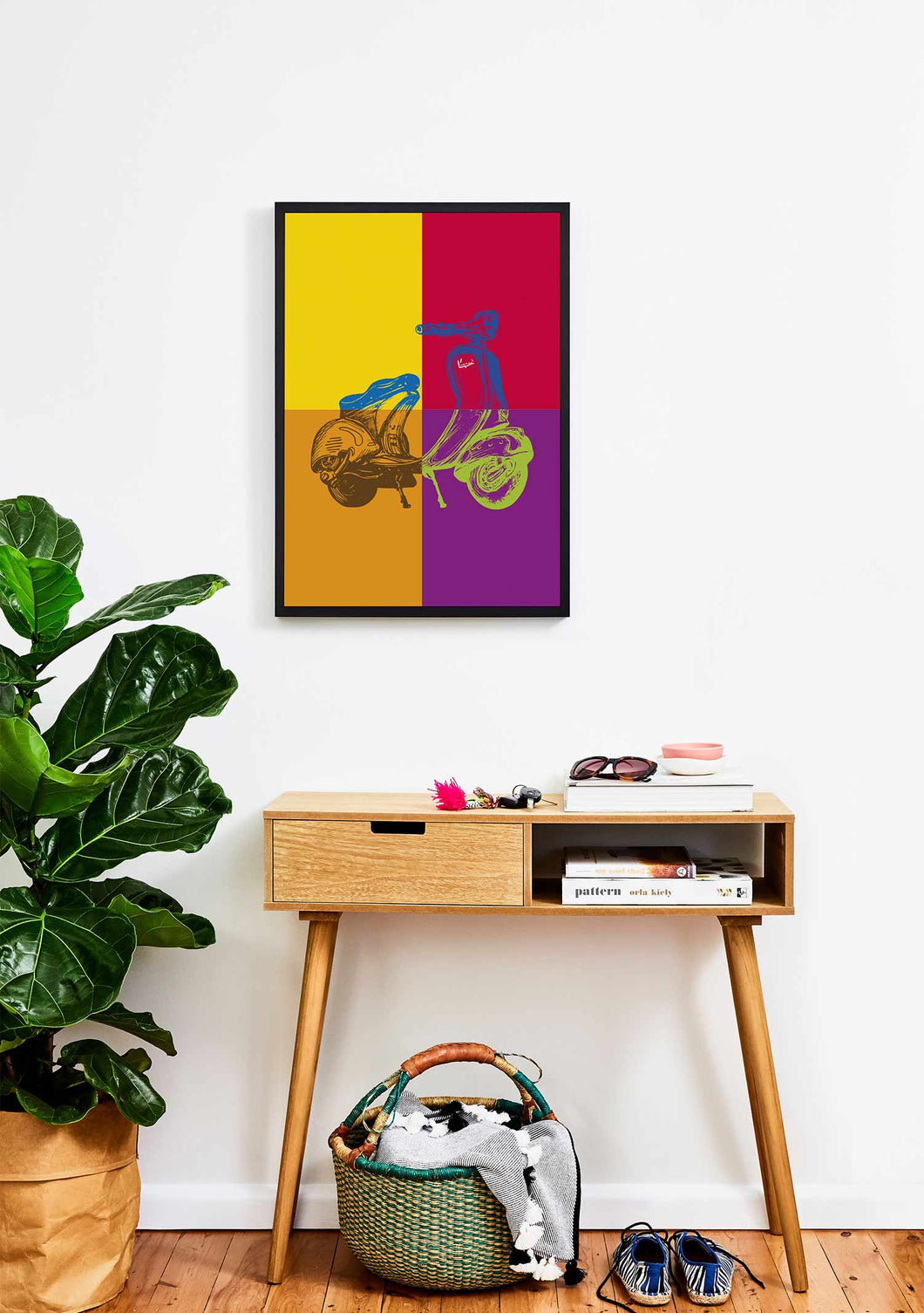 scooter multicolore