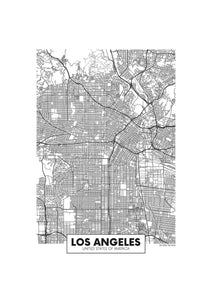 Carte de Los Angeles 