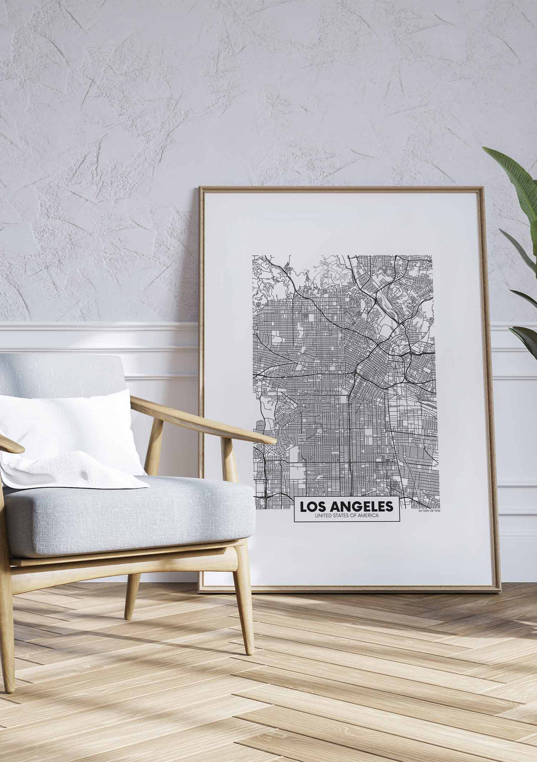 Carte de Los Angeles 