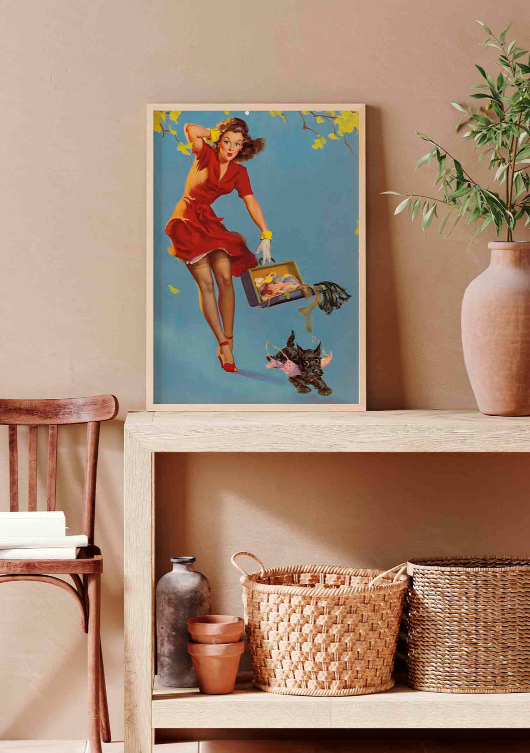 Pin Up Chien Volant Sous-Vêtements