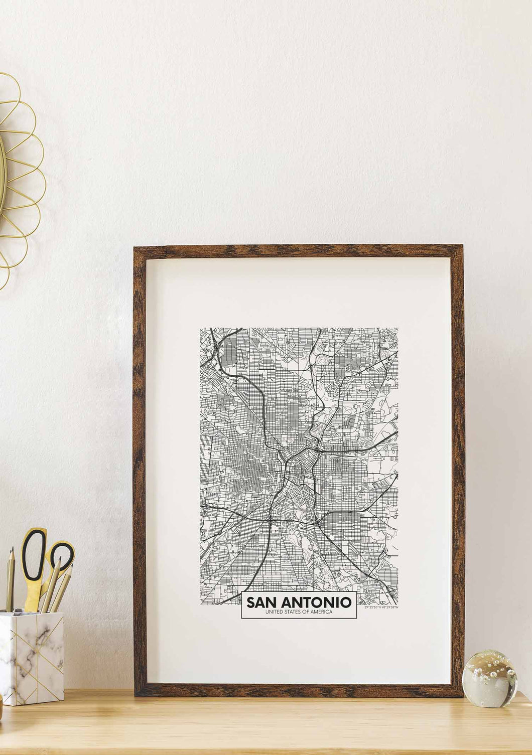 Carte de San Antonio 