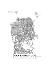 Charger l&#39;image dans la visionneuse de la galerie, Carte de San-Francisco 
