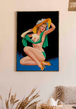 Charger l&#39;image dans la visionneuse de la galerie, Copie de tissu vert Pin Up
