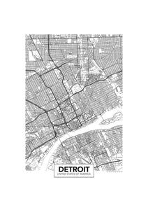 carte de Détroit