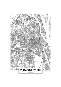 Carte de Phnom Penh