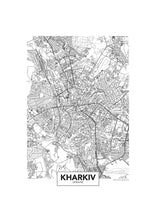 Charger l&#39;image dans la visionneuse de la galerie, Carte de Kharkiv
