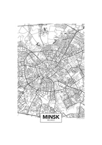 Carte Minsk