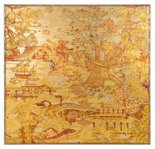 Charger l&#39;image dans la visionneuse de la galerie, paysage chinois doré 
