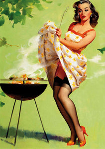 Barbecue Pin Up