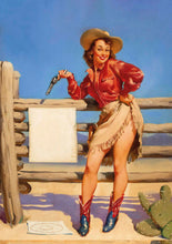Charger l&#39;image dans la visionneuse de la galerie, Pin Up Cowboy II
