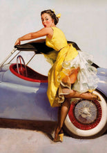 Charger l&#39;image dans la visionneuse de la galerie, Pin Up Voiture Lilas
