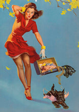 Charger l&#39;image dans la visionneuse de la galerie, Pin Up Chien Volant Sous-Vêtements
