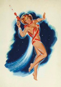 Pin Up Astronaute