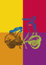Charger l&#39;image dans la visionneuse de la galerie, scooter multicolore
