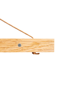Percha de madera natural 22cm montaje con imán - Laamina